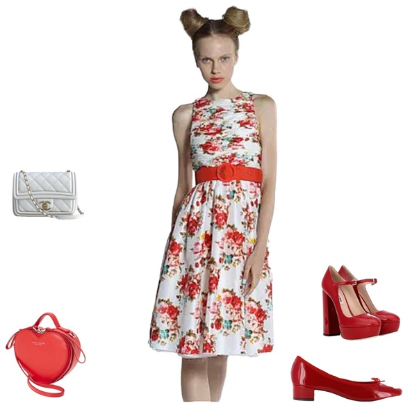 ALICE & OLIVIA FLORAL SILK DRESS Sz 2 - Picture 2 of 12